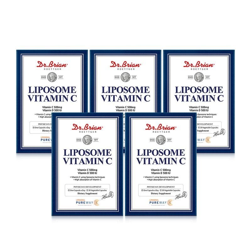 DR.BRIAN 리포좀 비타민C 30캡슐 X 5PACK 4161296