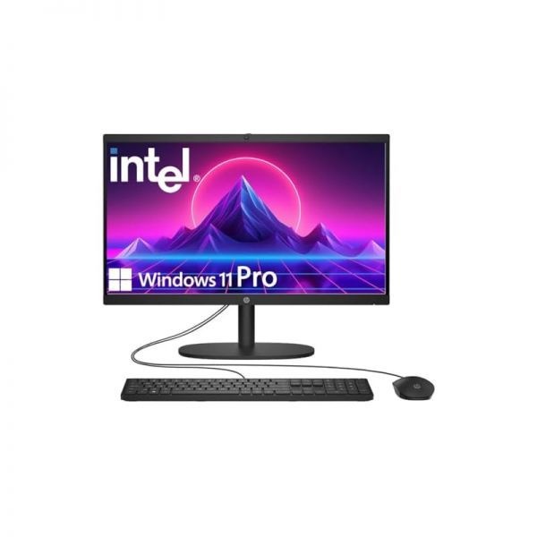 HP [해외] HP 2025 22인치 FHD 올인원 데스크탑 컴퓨터 • 일상 사용에 최적화된 새로운 버전 최신 13세대 인텔 쿼드코어 CPU 8GB D