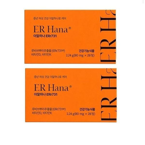 [하프클럽]이알하나 80mg x 28정 2개