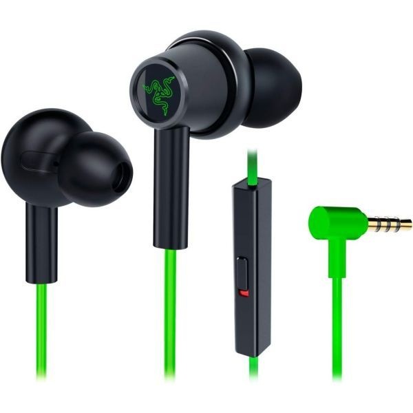 Razer [해외] Razer 레이저 Hammerhead Duo Console 게이밍 이어폰 그린 리미티드 에디션 3.5mm 하이브리드 드라이버 인이어 타입 with 마