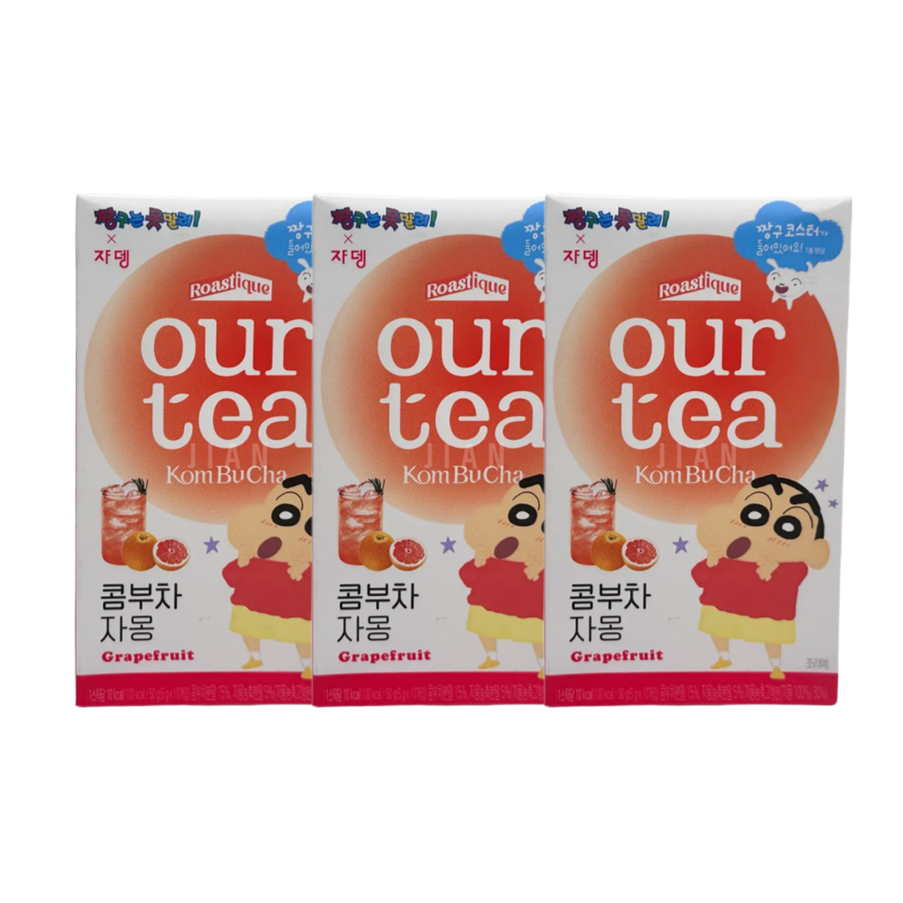 쟈뎅 아워티 콤부차 자몽 (5gx10개) - 3박스 상큼 달콤 맛있는 자몽맛 티타임 차
