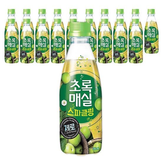 초록매실 스파클링 제로 350ml 20개 503773