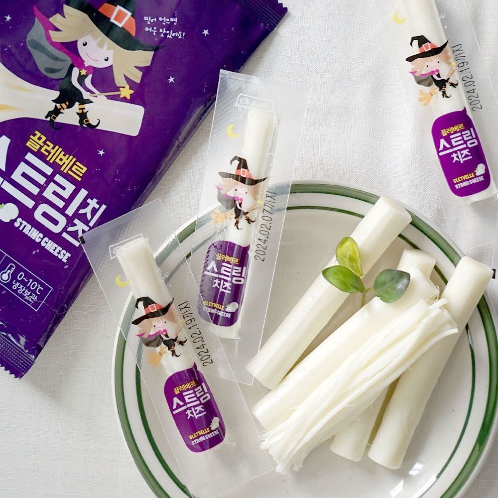 [빅세이브마켓][끌레베르] 스트링치즈 90g 10봉 (18g x 50개) 개별포장 선착순 400명 후레쉬 모짜 사은품증정