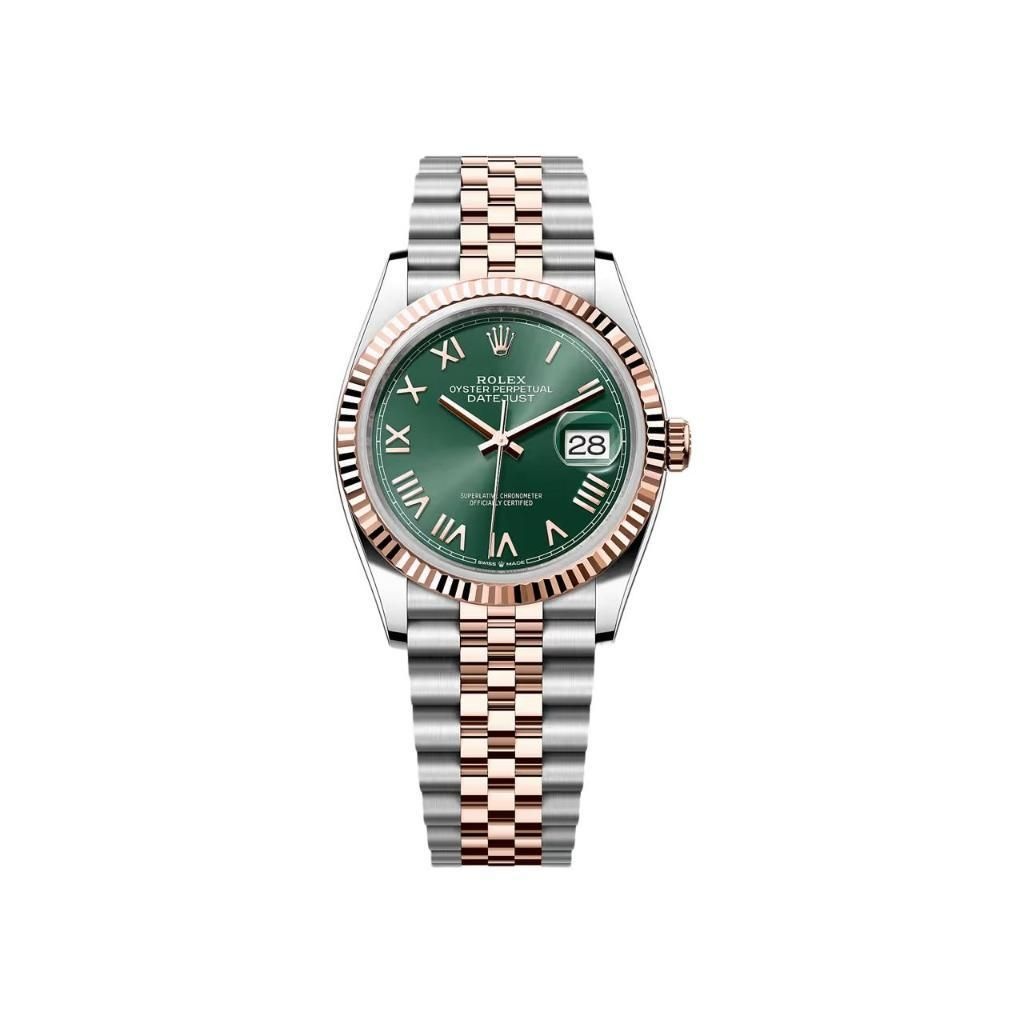 [해외] 롤렉스 데이트저스트 36mm 126231 민트 그린 다이아 셋팅 쥬빌리 126231 126231