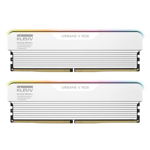 UnKnown 에센코어 KLEVV DDR5 PC5-48000 CL28 URBANE V RGB 화이트 서린 32GB 16GB2 6000 4047400