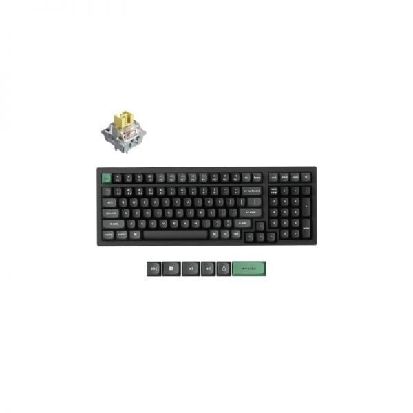 [해외] Keychron 키크론 K4 Ultra 8K 무선 기계식 키보드 96% 크기 숫자 키패드 포함 2.4GHz 블루투스 유선 연결 600시간 배터리 수