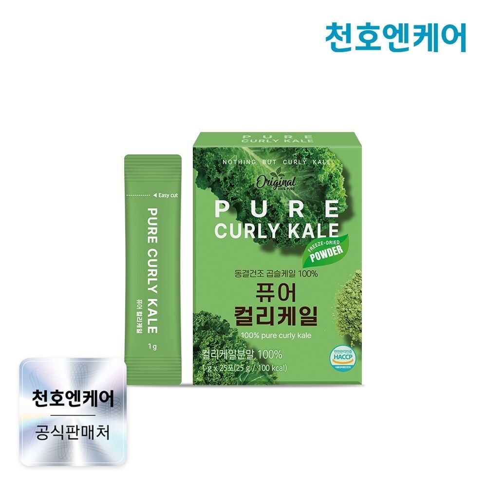 [천호엔케어] 퓨어 컬리케일 1g 25포 x 1박스
