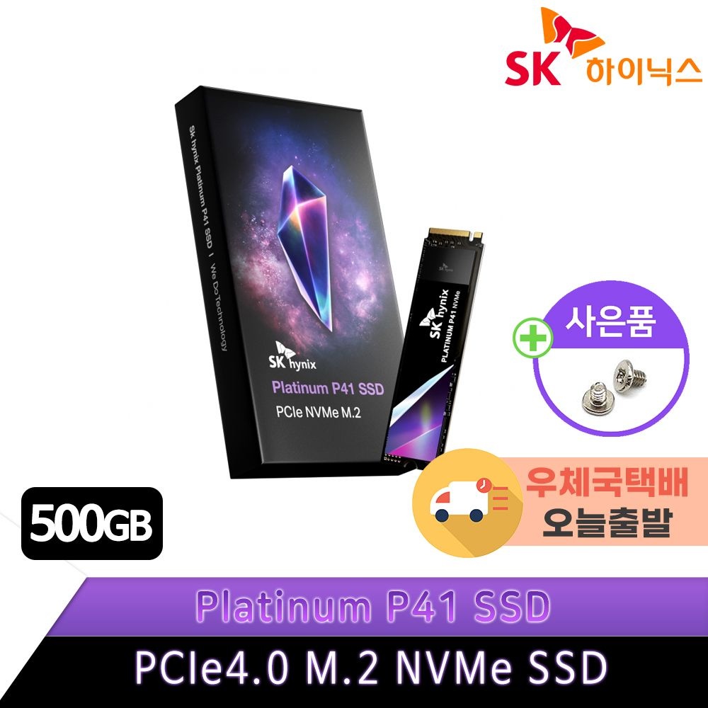 SK하이닉스 SK Hynix Platinum P41 NVMe SSD 500GB [고정나사]