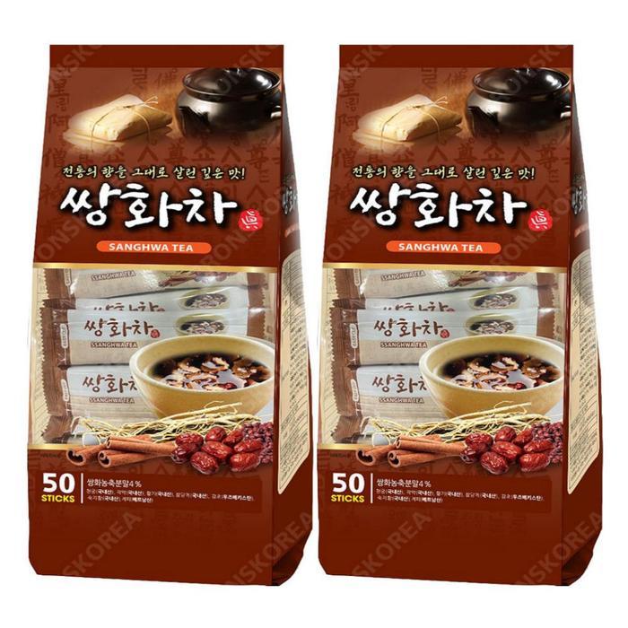 [지노CT] 지노 쌍화차 50T x 2개 / 일회용 전통차 쌍화차스틱