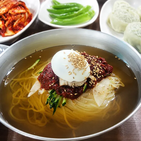 부산가야 밀면세트 10인분 (밀면사리+육수+식초+양념장)