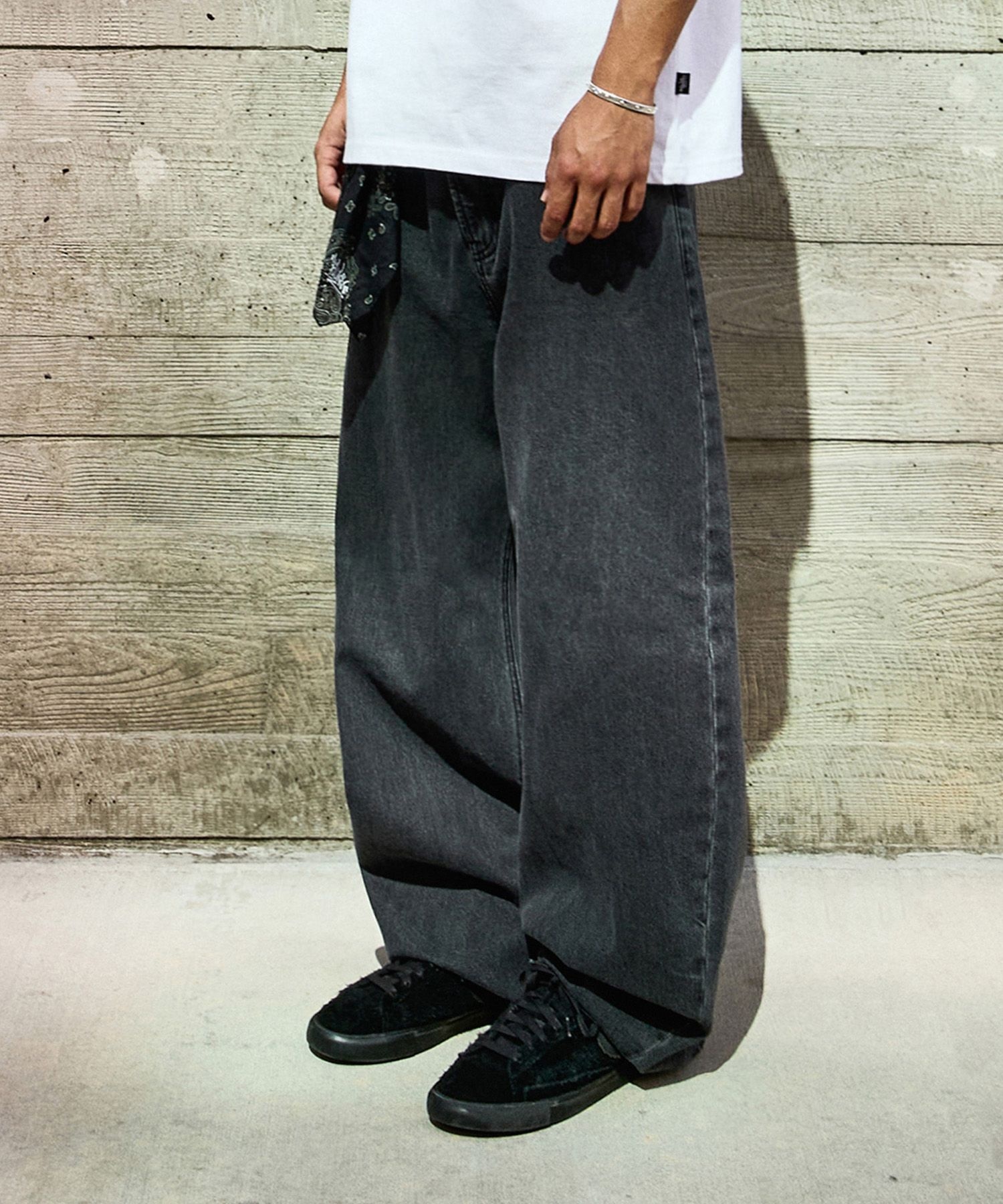 커브드 데님 팬츠 FDP112 / 2Color