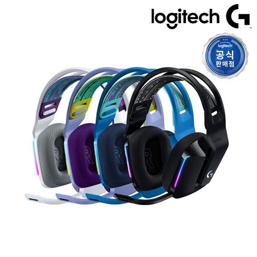 [온누리상품] 로지텍G [로지텍코리아] 로지텍G 무선 RGB 게이밍 헤드셋 (G733 LIGHTSPEED)