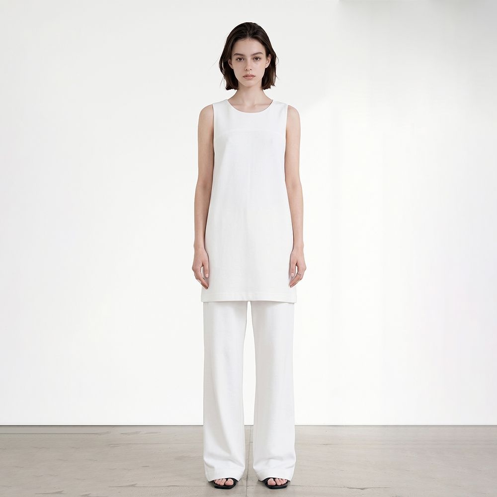 [룩캐스트]에블린 코튼 슬리브리스 미니 드레스 / EVELYN COTTON SLEEVELESS MINI DRESS_3colors