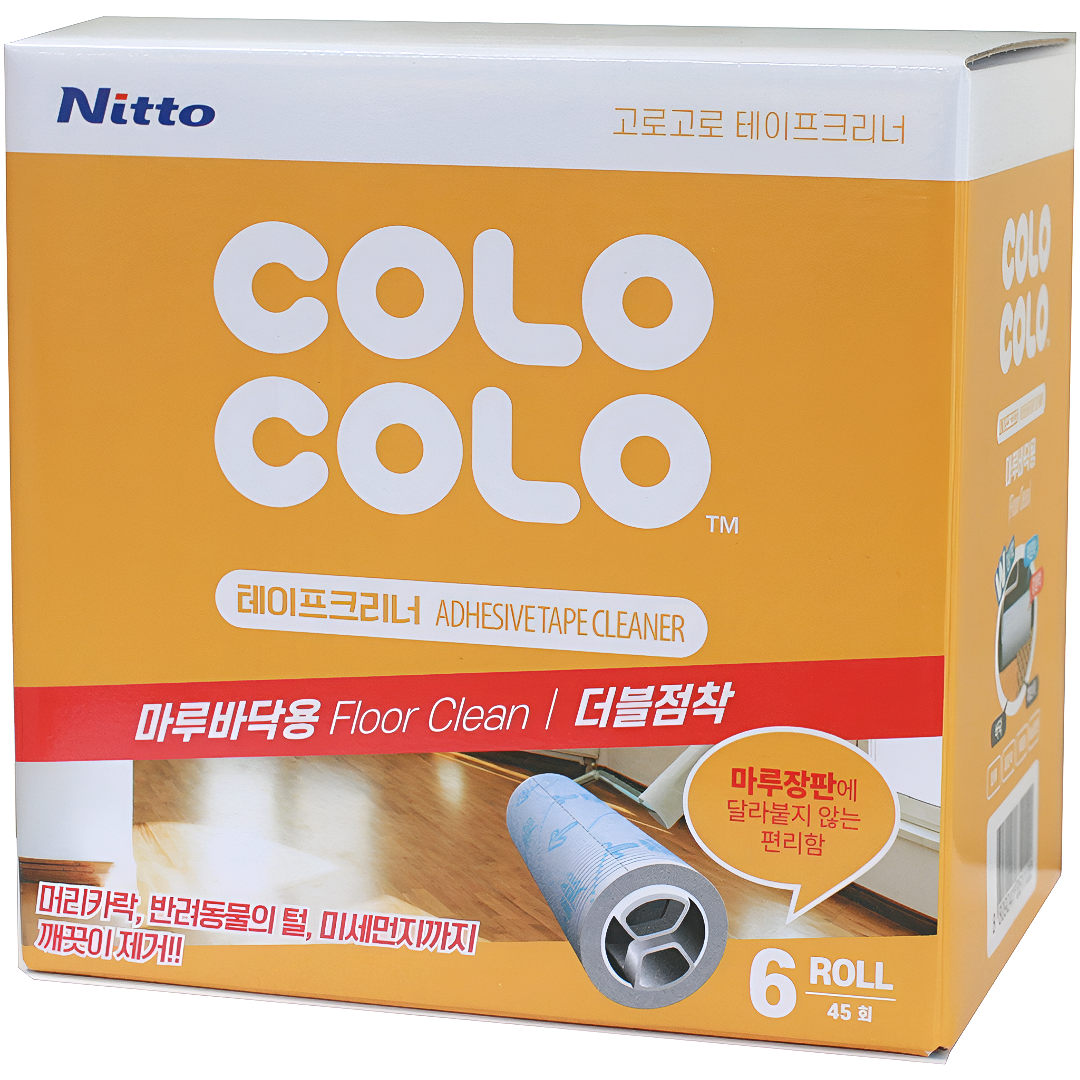 고로고로 돌돌이 테이프클리너 리필 6개 - 마루바닥용 온을마켓
