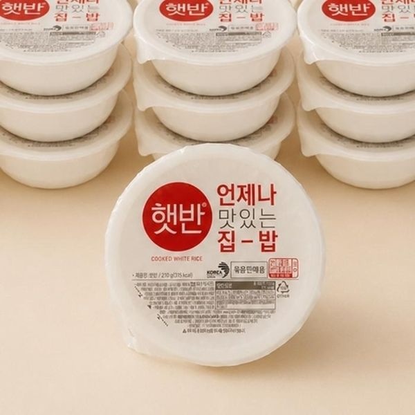CJ 햇반 백미 210g 16개