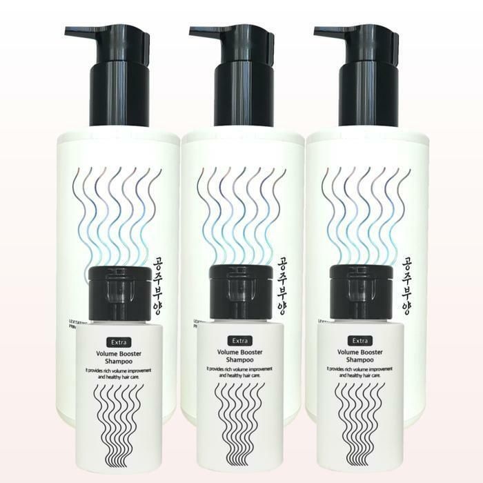(현대Hmall) 가히 공주부양 공중부양 샴푸 볼륨부스터 샴푸 500ml 3개+30ml 3개
