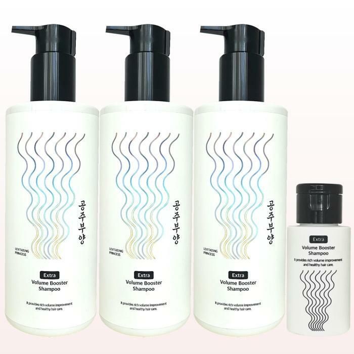 (현대Hmall) 가히 공주부양 공중부양 샴푸 볼륨부스터 샴푸 500ml 3개+30ml 1개