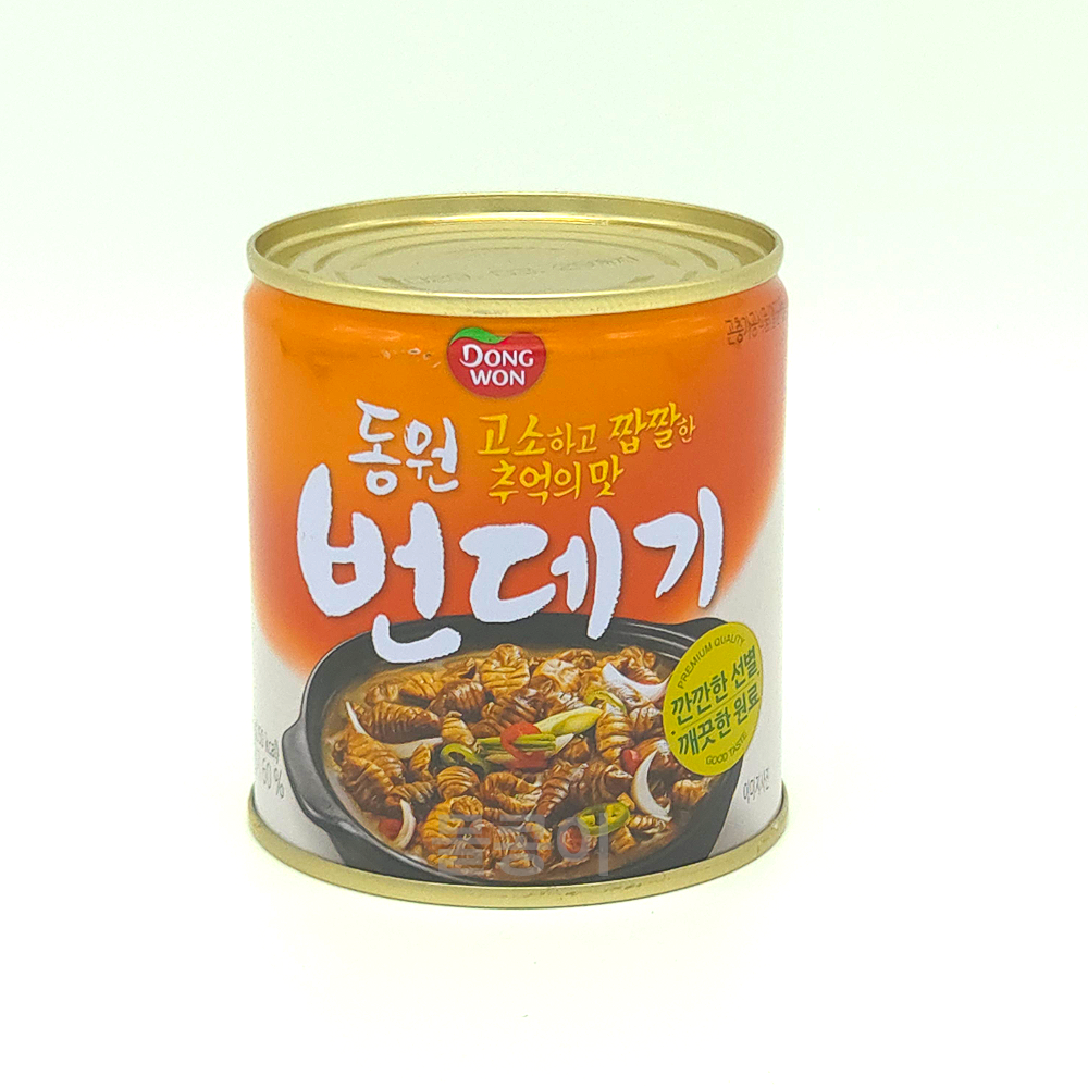 [신진물산(주)]동원 번데기 280g 고소짭짤 추억의 맛 뻔데기캔