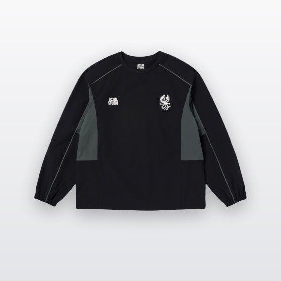 광주FC 온라인몰 26 WOVEN TRAINING 풀 오버 블랙 728295