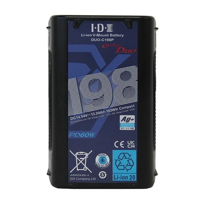 IDX 영상장비 브이마운트 배터리 193Wh D-Tap USB-C (DUO-C198P)