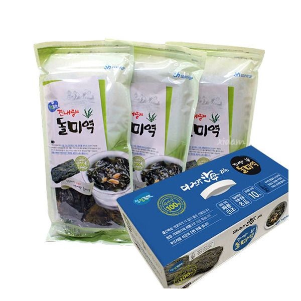 [수협] [거제] 거제 견내량 해풍건조 돌미역(200g x 3입) 세트