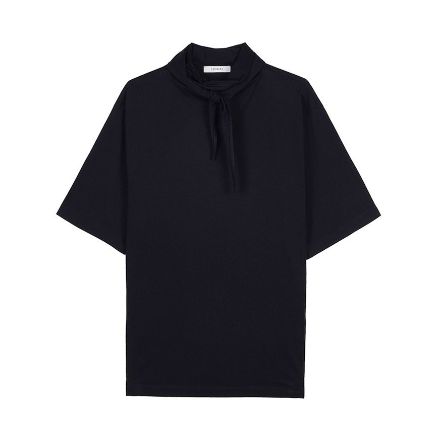 SS26 여성 저지 풀라드 티셔츠 TS0030 LJ1018 BK999
