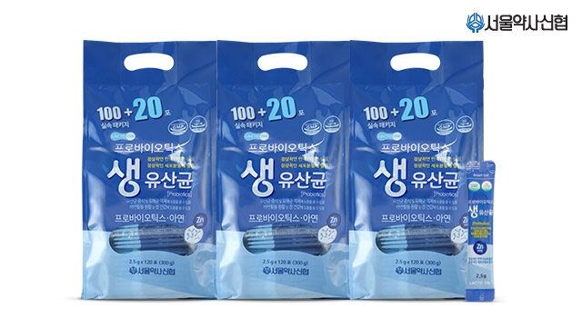 [G] [본사직영]서울약사신협 락토온 프로바이오틱스 생유산균 2.5g 120포 3...