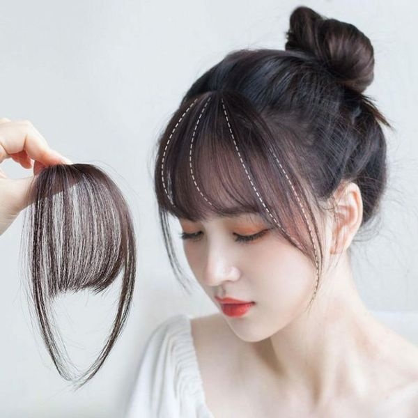 [하프클럽]사이드뱅 앞머리 가발 color 부분 가발 일자 플뱅 앞머리 여자 인모