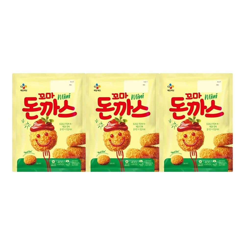 CJ제일제당 꼬마돈까스400G X 3봉