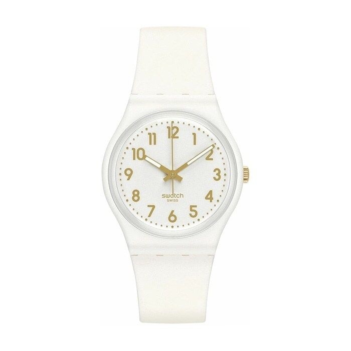 스와치 SO28W106-S14 CLASSIC WHITE BISHOP 여성 우레탄시계