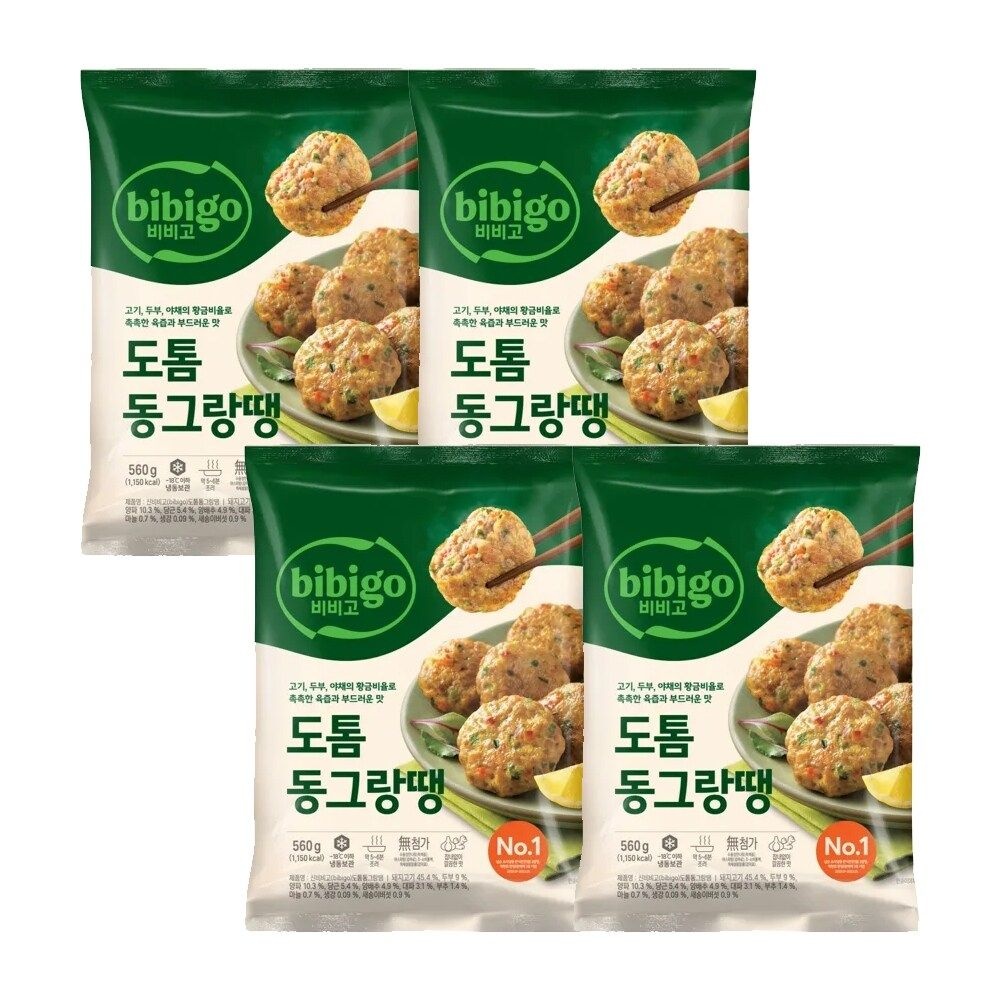 CJ제일제당 비비고 도톰동그랑땡 560g x4개