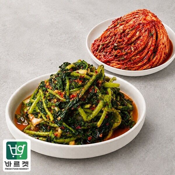 전라도전통함평김치 열무김치3kg+포기김치2kg 국내산재료 당일제조 바르겟