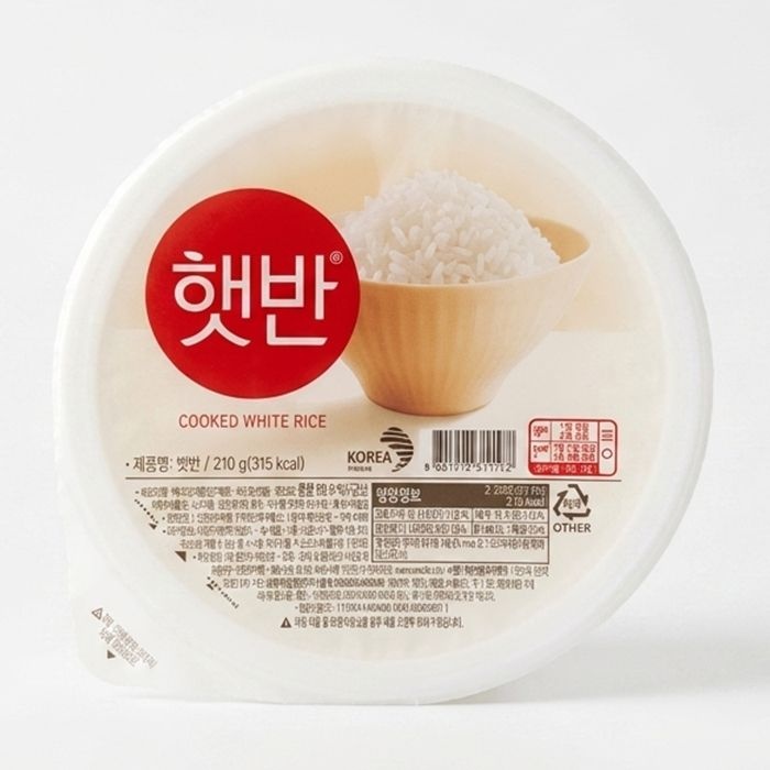 CJ 햇반 210g x 36개 / 즉석 흰밥 백미 간편