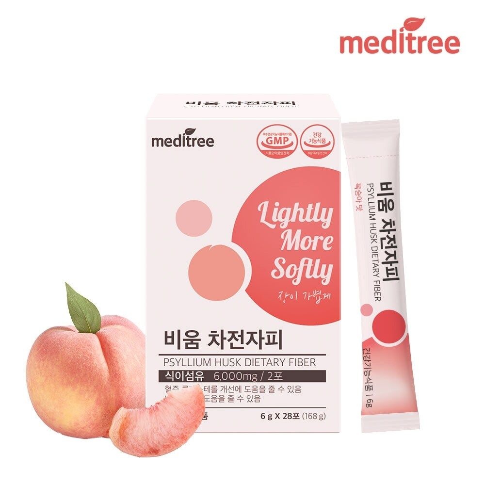 메디트리 비움 차전자피 복숭아맛 1박스
