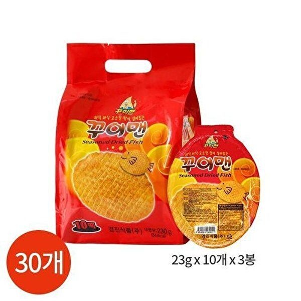 [셀러허브 식품]CL 경진식품 꾸이맨 23g x 30개 (51867940)