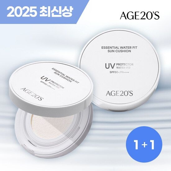 [에이지투웨니스]에이지투웨니스 AGE20S'  에센셜 워터핏선쿠션 15g 2개 (1+1)