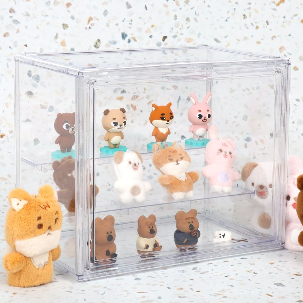 아크릴 피규어 장식장 수납케이스 3단 10cm인형