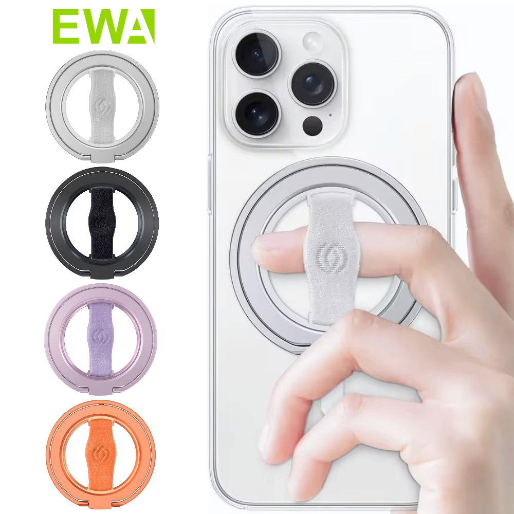 EWA MagOne 3세대 그립톡 맥세이프 거치대 맥원 가벼운 핑거 링 홀더 자석 스마트톡