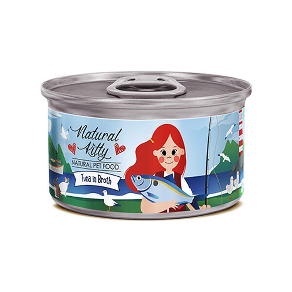 내추럴키티 내추럴캔 참치수프 80g x 24개