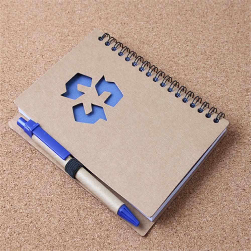 라온스토어협력사 온길샾 메모장 12.5X15.5CM 블루 미니노트 회원수첩