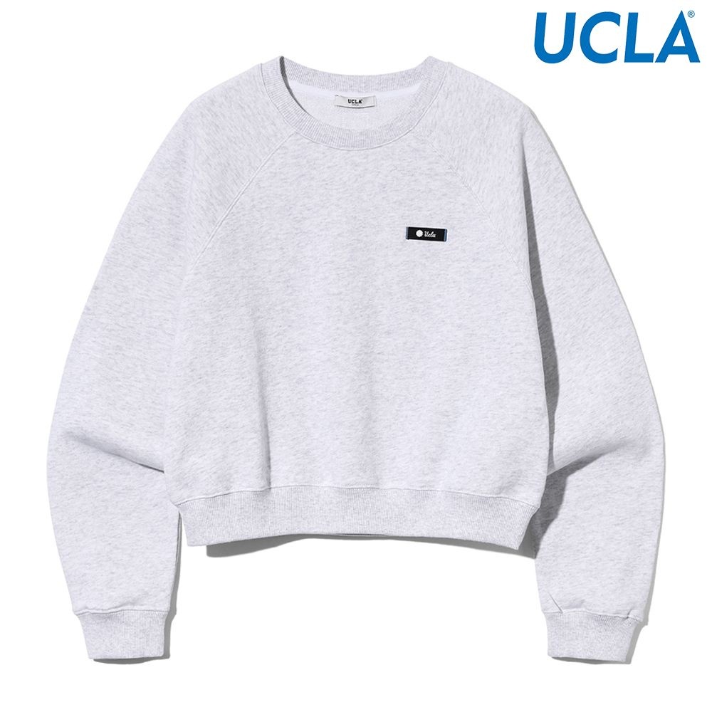 UCLA 여성 세미오버핏 데일리 스몰로고 크롭 스웻셔츠(맨투맨) UBALT52_12
