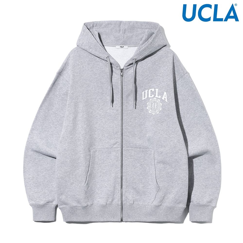 남여공용 오버핏 레트로 UCLA로고 후드 집업 UBBGD90_51