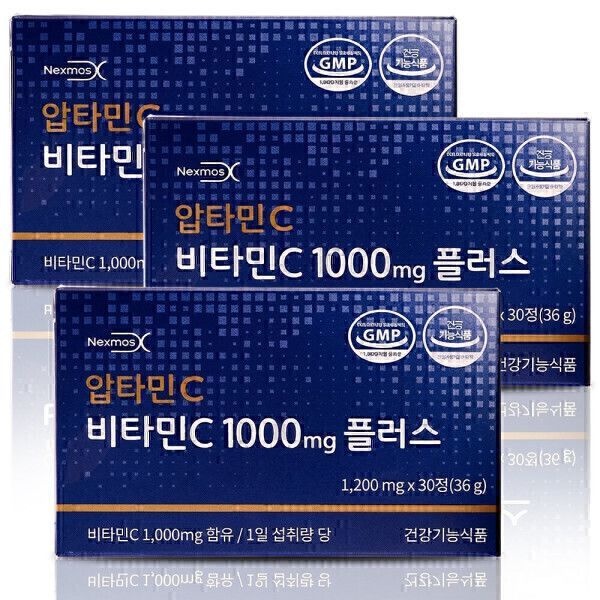 넥스모스 넥스모스 압타민C 비타민C 1000mg 플러스(30정) 3개 730215