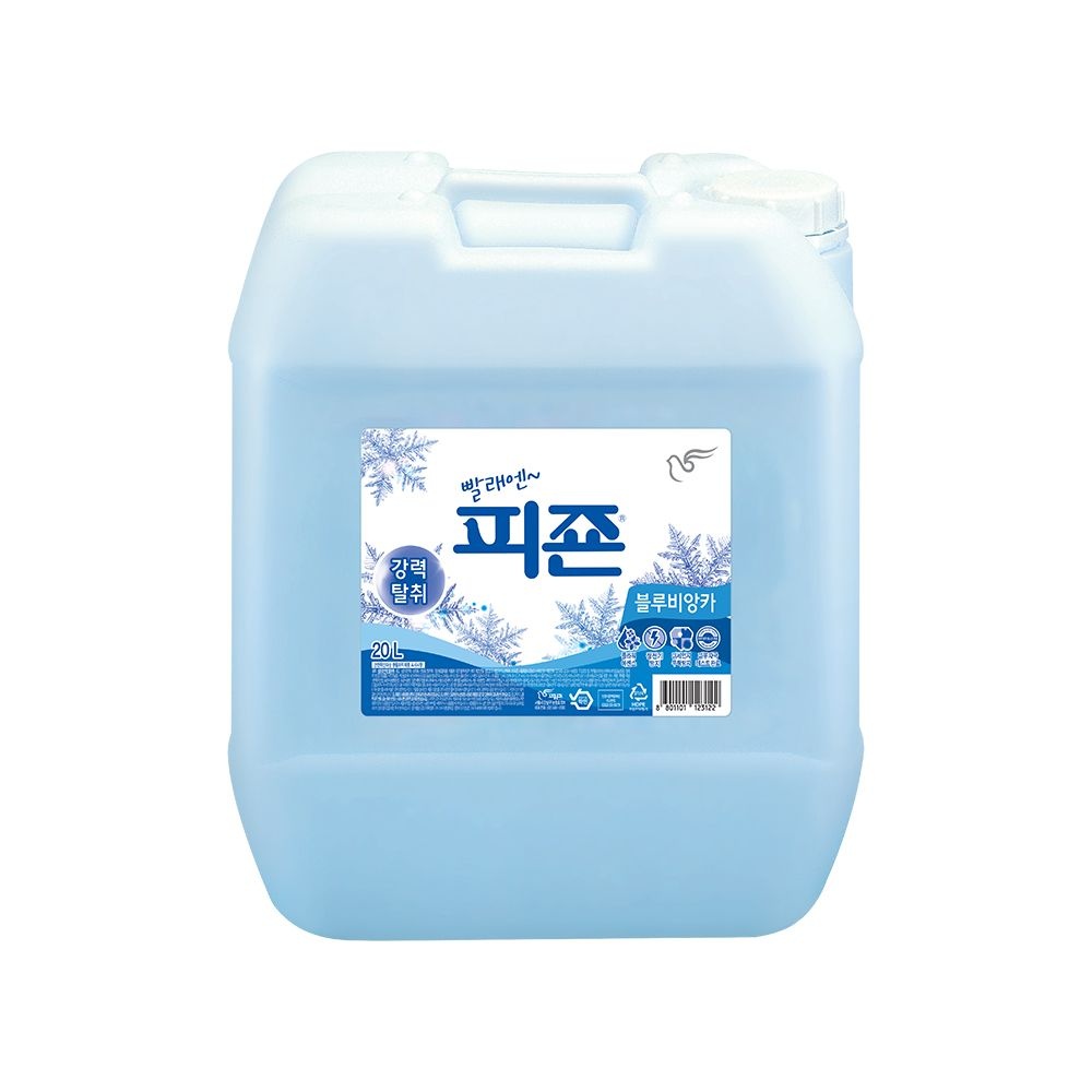 피죤 피죤 강력탈취 섬유유연제 말통 20L X 1개 블루