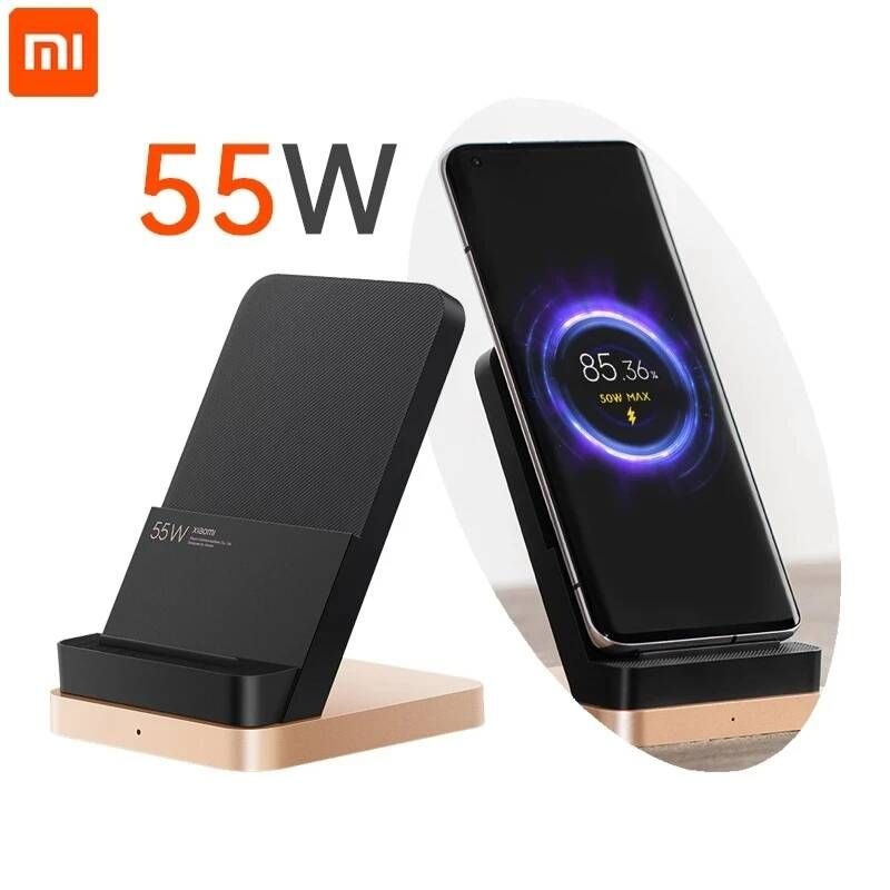 [해외] 스탠드 유선 무선 선풍기 원래 Xiaomi 충전기 55W Qi 빠른 충전 Mi 12 Pro 11 Ultra 10 Mix 4 67W Usb