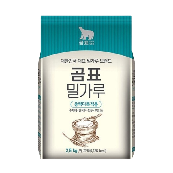 곰표 밀가루 중력다목적용 2.5kg X 3개