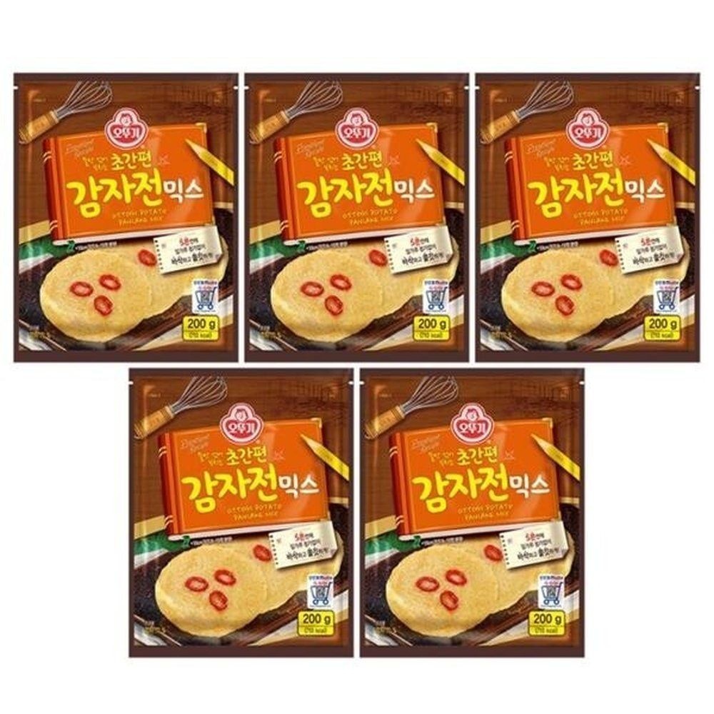 오뚜기 초간편 감자전믹스 200g 5개