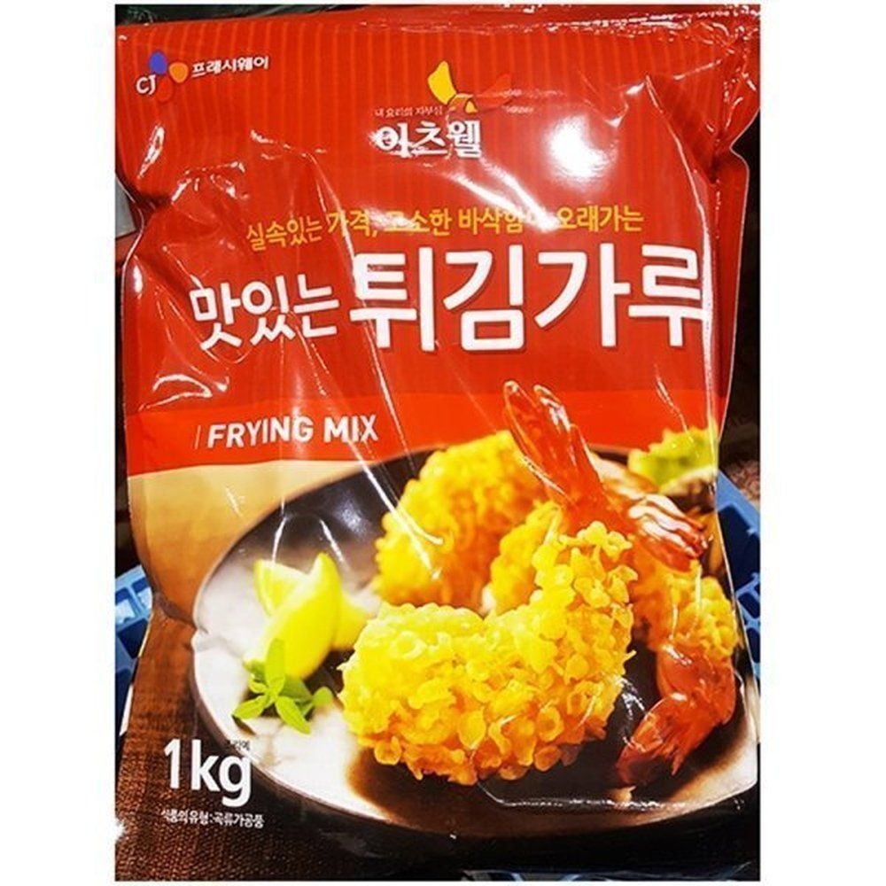 닭날개구이 튀김가루 1KG 케이준치킨분말 두부강정