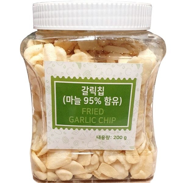 튀긴마늘 200g 슬라이스 튀김 마늘칩 갈릭 후레이크