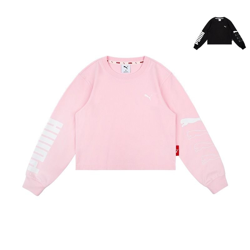라푸마 푸마 키즈 여아 액티브 크롭 티셔츠_PK53 01 5008870897 5340183